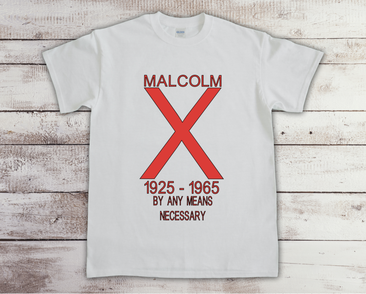 Malcolm X t-shirt red