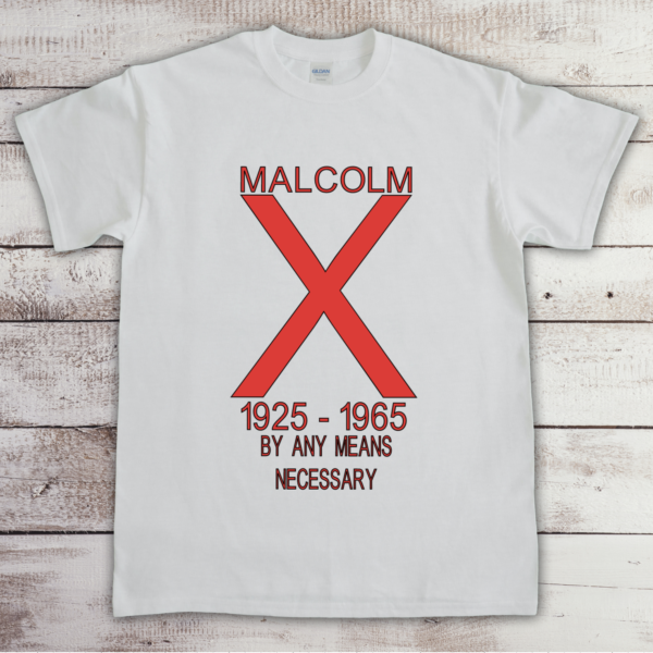 Malcolm X t-shirt red