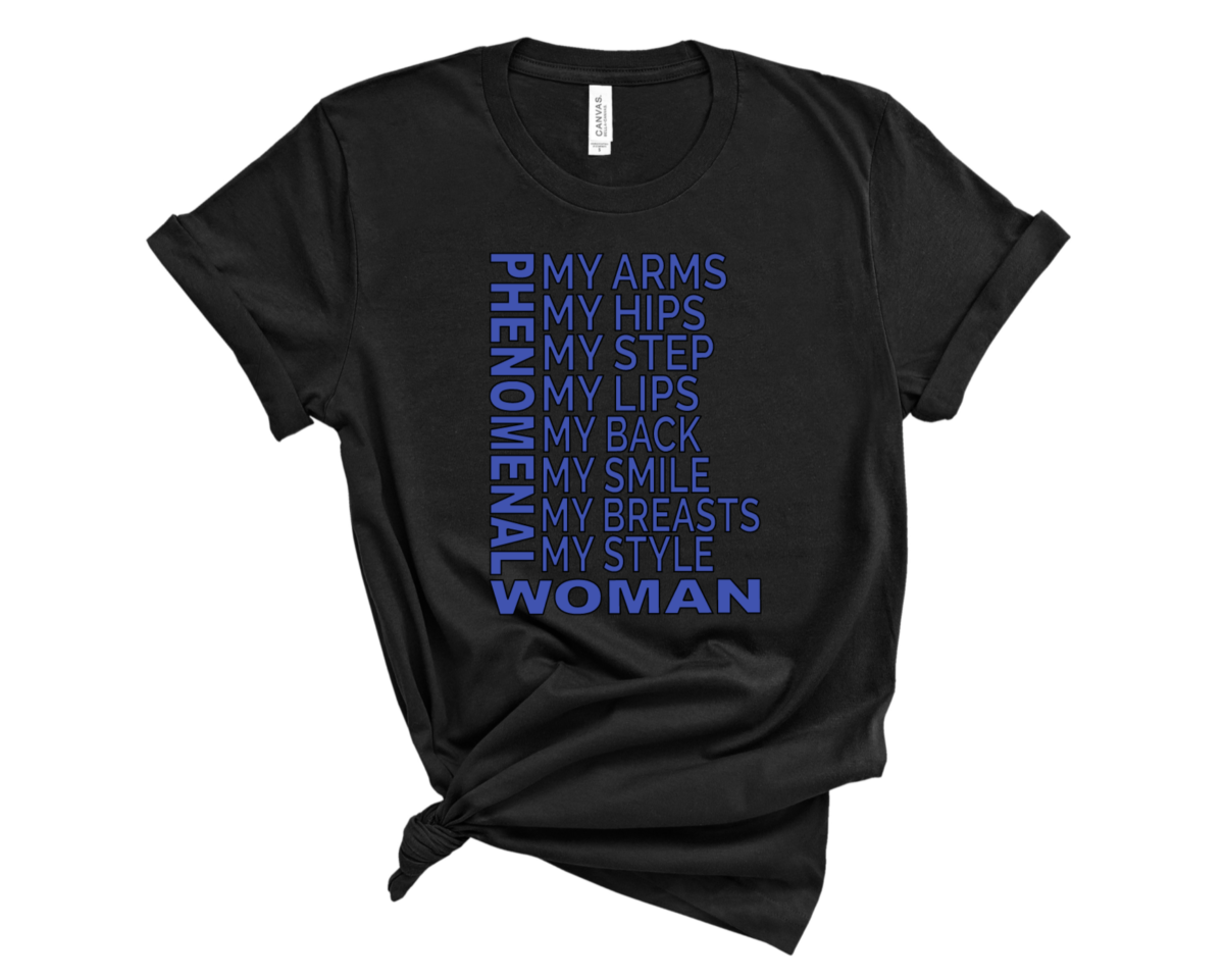 Phenomenal Woman Blue