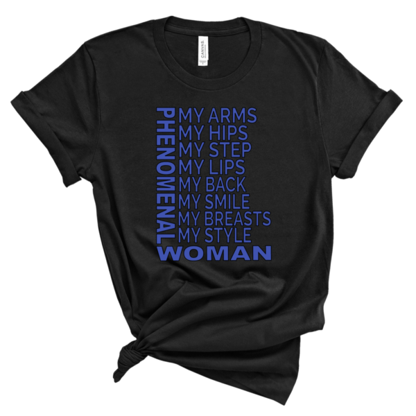 Phenomenal Woman Blue