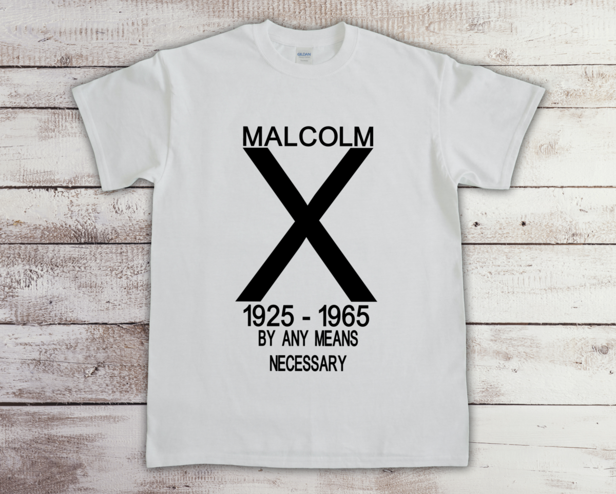 Malcolm X t-shirt black