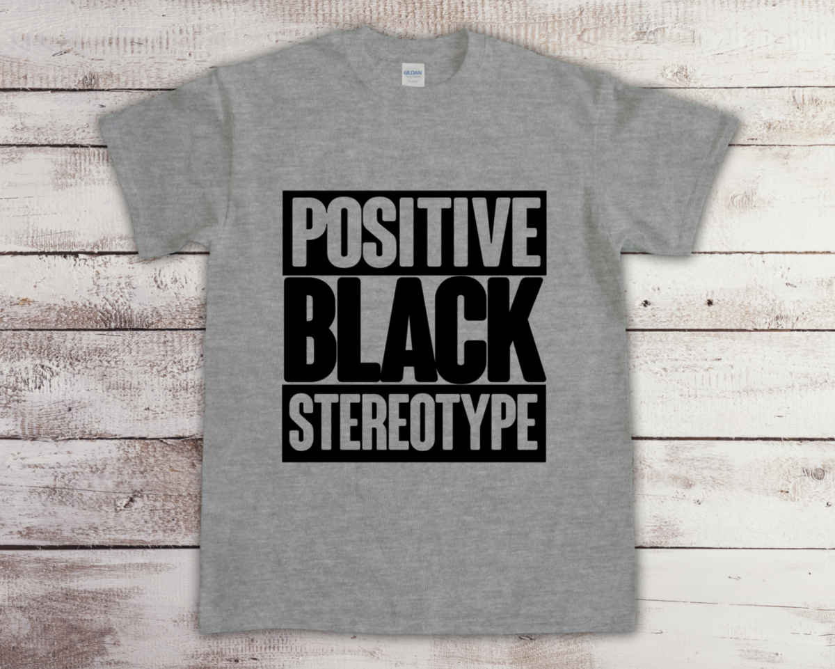 Postitive black stereotype grey
